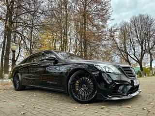 2015 Mercedes-Benz S-Класс 350 CDI BlueTEC Long 9G-TRONIC VI (W222, C217), чёрный, 4000000 рублей, вид 2