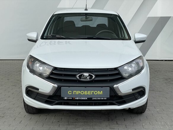 2021 Lada (ВАЗ) Granta I Рестайлинг, белый, 568000 рублей - вид 1
