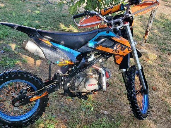 2021 Kayo Evolution YX125EM, оранжевый, 60000 рублей - вид 2
