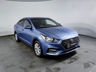 2018 Hyundai Solaris II, синий, 1145000 рублей, вид 3