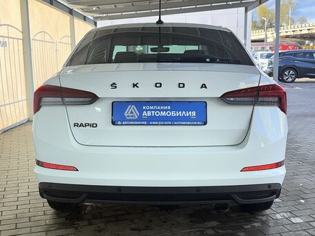 2021 Skoda Rapid II, белый, 1819000 рублей, вид 4
