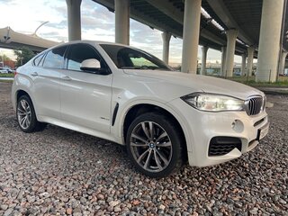 2016 BMW X6 50i II (F16), белый, 3500000 рублей, вид 3