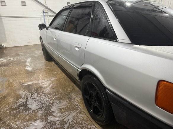 1991 Audi 80 IV (B3), серебристый, 150000 рублей - вид 5