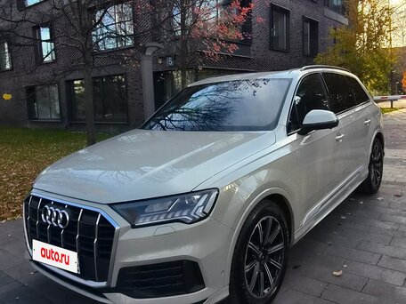 2020 Audi Q7 45 TDI II (4M) Рестайлинг, бежевый, 7950000 рублей, вид 1