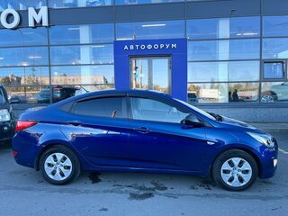 2016 Hyundai Solaris I Рестайлинг, синий, 1030000 рублей, вид 5
