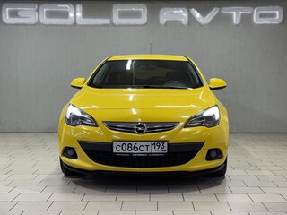 2013 Opel Astra GTC J Рестайлинг, жёлтый, 770000 рублей, вид 2