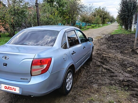 2012 Lada (ВАЗ) Granta I, голубой, 240000 рублей - вид 3