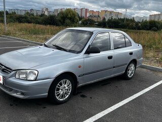 2007 Hyundai Accent ТагАЗ II, серебристый, 260000 рублей, вид 1
