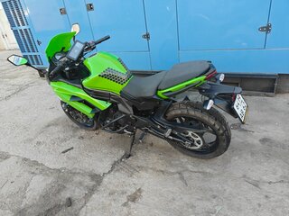 2014 Kawasaki ER-6F (Ninja 650R), зелёный, 410000 рублей, вид 2