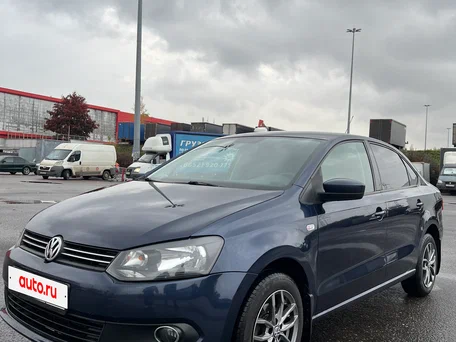 2012 Volkswagen Polo V, синий, 890000 рублей, вид 1