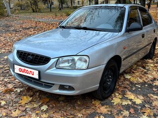 2005 Hyundai Accent ТагАЗ II, серебристый, 300000 рублей, вид 2