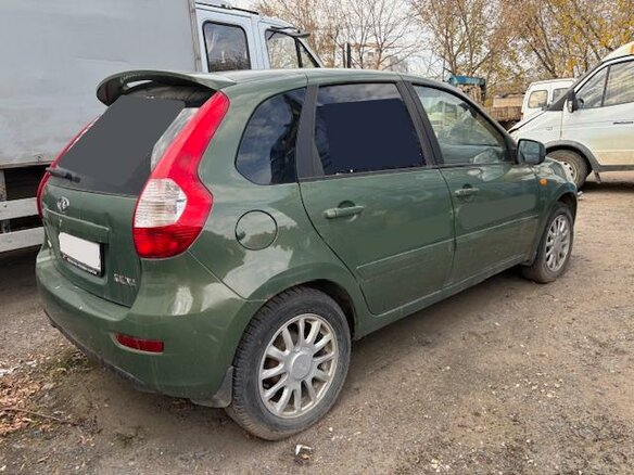 2013 Lada (ВАЗ) Kalina II, зелёный, 281000 рублей - вид 12