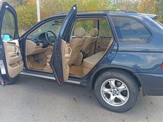 2005 BMW X5 3.0i I (E53) Рестайлинг, синий, 1150000 рублей, вид 5