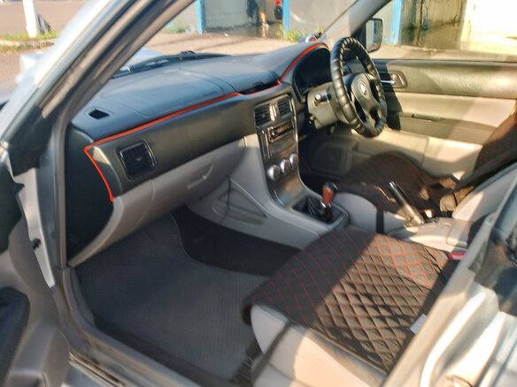 2003 Subaru Forester II, серебристый, 930000 рублей - вид 6