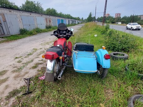 1998 ИЖ Планета, красный, 80000 рублей, вид 1