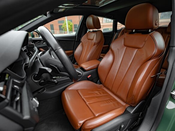 2021 Audi A5 Sportback 45 TFSI II (F5) Рестайлинг, зелёный, 4300000 рублей - вид 12