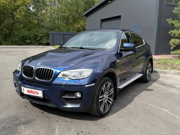 2013 BMW X6 35i I (E71) Рестайлинг, синий, 2350000 рублей