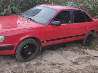 1992 Audi 100 IV (C4), красный, 200000 рублей, вид 1
