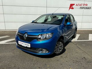 2014 Renault Logan I Рестайлинг, синий, 970000 рублей, вид 1