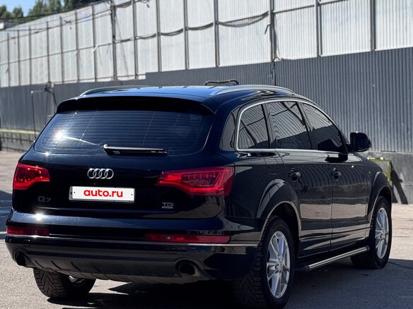 2015 Audi Q7 I (4L) Рестайлинг, чёрный - вид 4