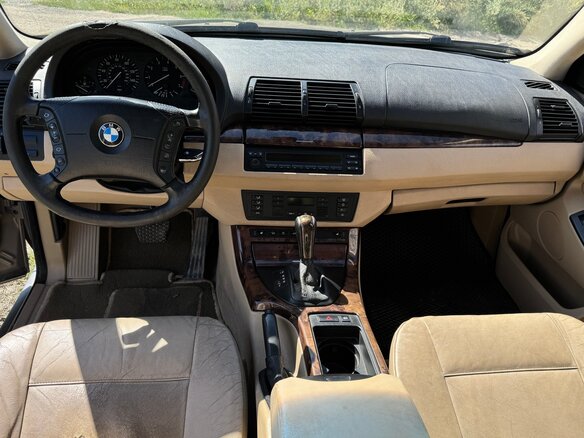 2005 BMW X5 3.0i I (E53) Рестайлинг, серый - вид 9