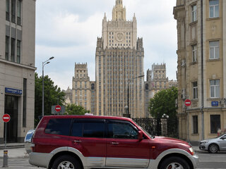 2002 Mitsubishi Pajero III, пурпурный, 670000 рублей, вид 1