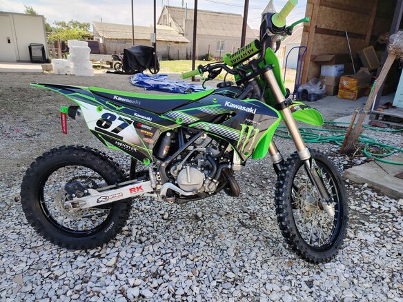 2023 Kawasaki KX 85, зелёный, 396000 рублей - вид 2