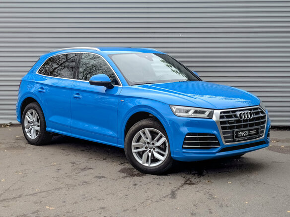 2019 Audi Q5 II (FY), синий - вид 2