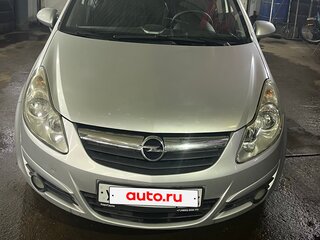 2008 Opel Corsa D, серебристый, 320000 рублей, вид 1
