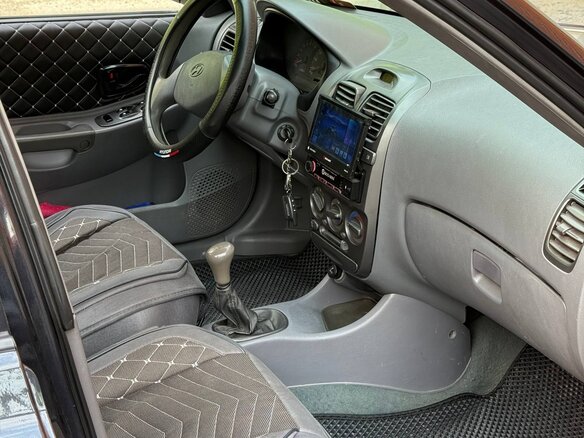 2008 Hyundai Accent ТагАЗ II, чёрный, 349000 рублей - вид 10