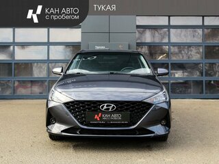 2021 Hyundai Solaris II Рестайлинг, серый, 1390000 рублей, вид 2