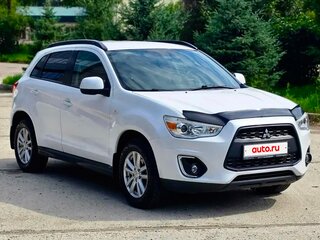 2013 Mitsubishi ASX I Рестайлинг, белый, 885000 рублей, вид 1