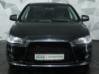 2012 Mitsubishi Lancer X Рестайлинг, чёрный, 739000 рублей, вид 2