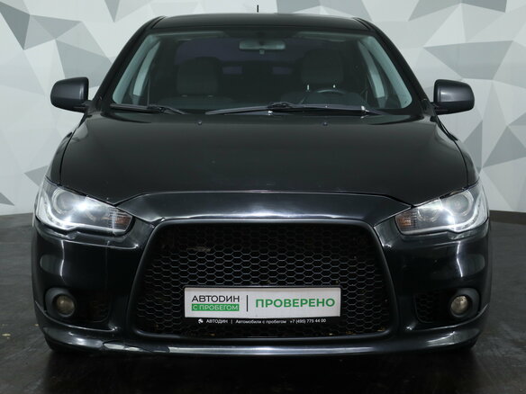 2012 Mitsubishi Lancer X Рестайлинг, чёрный, 725000 рублей - вид 1
