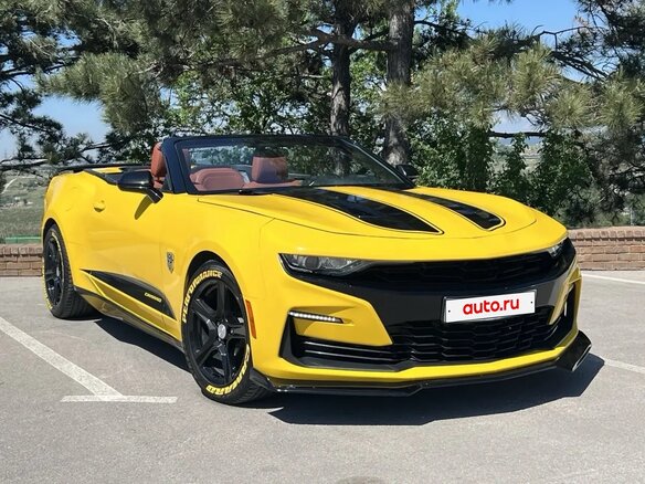 2019 Chevrolet Camaro VI Рестайлинг, жёлтый, 2900000 рублей - вид 1