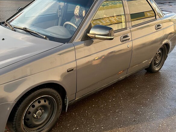 2008 Lada (ВАЗ) Priora I, серый, 250000 рублей - вид 5