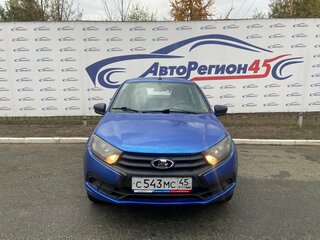 2020 Lada (ВАЗ) Granta I Рестайлинг, синий, 395000 рублей, вид 2