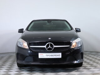 2016 Mercedes-Benz A-Класс 180 III (W176) Рестайлинг, чёрный, 1586700 рублей, вид 2
