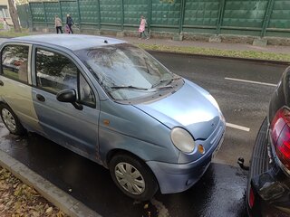 2007 Daewoo Matiz I Рестайлинг, голубой, 100000 рублей, вид 1