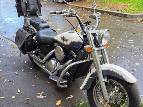 1997 Kawasaki VN1500 Vulcan, белый, 400000 рублей, вид 5