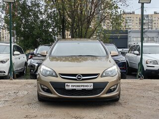 2013 Opel Astra J Рестайлинг, бежевый, 509000 рублей, вид 2