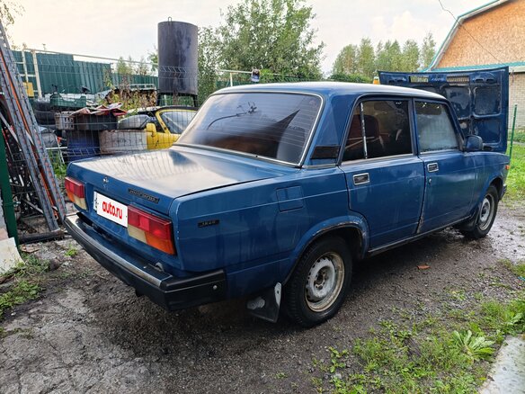 2003 Lada (ВАЗ) 2107, синий, 80000 рублей - вид 3