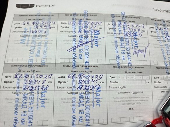 2024 Geely Monjaro I, синий, 3100000 рублей - вид 26