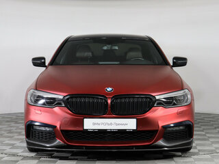 2019 BMW 5 серии 530d xDrive VII (G30/G31/G38), красный, 4950000 рублей, вид 3