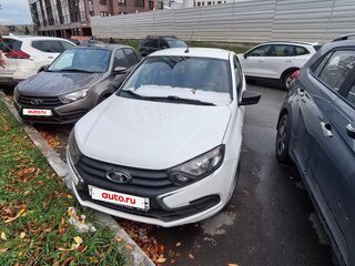 2019 Lada (ВАЗ) Granta I Рестайлинг, белый, 650000 рублей, вид 2
