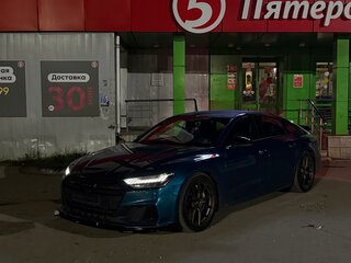 2019 Audi A7 55 TFSI II (4K), зелёный, 4100000 рублей, вид 1