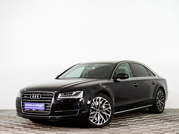2015 Audi A8 Long III (D4) Рестайлинг, чёрный, 2629000 рублей - вид 2