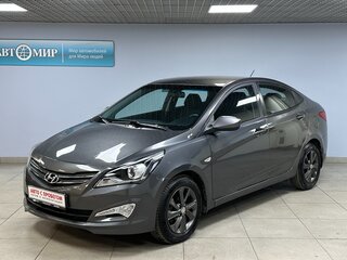 2014 Hyundai Solaris I Рестайлинг, серый, 725000 рублей, вид 1