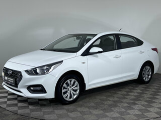 2019 Hyundai Solaris II, белый, 1377000 рублей, вид 1