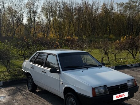 2001 Lada (ВАЗ) 21099, белый, 110000 рублей, вид 2